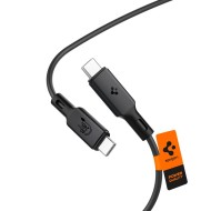 Кабел USB-C за зареждане с 240W и пренос на данни с до 40 Gbps от Spigen ArcWire PB2203 120см - Черен