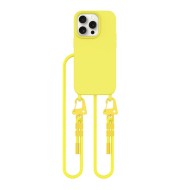 Кейс с ремък и MagSafe за iPhone 14 Pro  от Tech-Protect Magnecklace - Canary Yellow