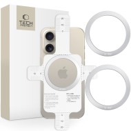  2 броя MagSafe пръстени от Tech Protect MMP-110 MagSafe Magnetic Ring - Сребристи