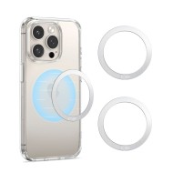  2 броя MagSafe пръстени от Tech Protect MMP-110 MagSafe Magnetic Ring - Сребристи