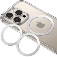  2 броя MagSafe пръстени от Tech Protect MMP-110 MagSafe Magnetic Ring - Сребристи