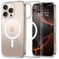 Силиконов кейс с MagSafe за iPhone16 Pro Max от Tech-Protect FlexAir - Прозрачен