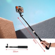 Монопад / Селфи Стик за GoPro / DJI от Tech-Protect GA100 - Черен