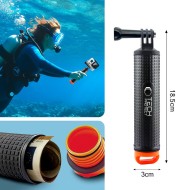 Водоустойчива ръкохватка за GoPro / DJI от Tech-Protect GA100 - Черна