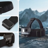 Стойка за глава  за GoPro / DJI от Tech Protect GA100 - Черна