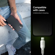 2 броя кабели за зареждане MFI Lightning 100 см. от Spigen Durasync - Бял