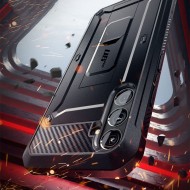 360 градусов калъф за Samsung Galaxy S24 FE Supcase Unicorn Beetle Pro - Черен