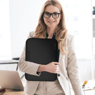 Неопренова чанта за лаптоп 15-16 инча от Tech-Protect Neoprene Bag - Черен