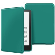 Кожен тефтер за Kindle Paperwhite VI / 6 / Colorsoft / Signiture Edition от Tech-Protect Smartcase - Зелен
