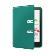 Кожен тефтер за Kindle Paperwhite VI / 6 / Colorsoft / Signiture Edition от Tech-Protect Smartcase - Зелен