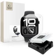 2 х Хидрогелно фолио за дисплей на Apple Watch 10 (46mm) от Tech-Protect Supreme Set - Прозрачно