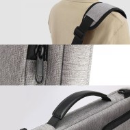 Удароустойчива чанта за лаптоп 15-16 инча с 4 джоба отTech-Protect Defender Bag - Crayon Grey