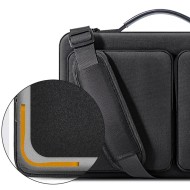 Удароустойчива чанта за лаптоп 15-16 инча с 4 джоба отTech-Protect Defender Bag - Черен