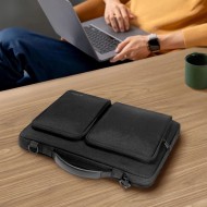Удароустойчива чанта за лаптоп 15-16 инча с 4 джоба отTech-Protect Defender Bag - Черен