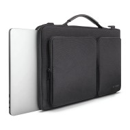 Удароустойчива чанта за лаптоп 13-14 инча с 4 джоба отTech-Protect Defender Bag - Черен