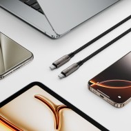Кабел за зареждане USB-C / USB-C 240W QC4.0 100 см от Tech Protect UB10T Ultraboost - Черен