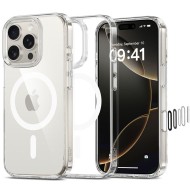 Хибриден кейс с MagSafe за iPhone 16 Pro отTech-Protect Flexair Hybrid CC - Прозрачен