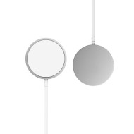 Безжично зарядно 15W с MagSafe и Qi отTech-Protect QI15W-A44 - Бяло