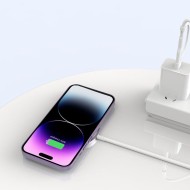 Безжично зарядно 15W с MagSafe и Qi отTech-Protect QI15W-A44 - Бяло