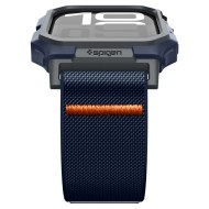 Текстилна каишка и кейс за Apple Watch 10 (46mm) от Spigen Lite Fit Pro - Navy Blue