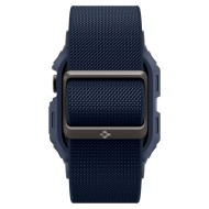 Текстилна каишка и кейс за Apple Watch 10 (46mm) от Spigen Lite Fit Pro - Navy Blue