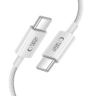 Кабел за зареждане 100см с USB-C и PD 60W / 3A от Tech-Protect Ultraboost Lite - Cool Grey