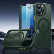 Удароустойчив кейс с MagSafe и протектор за iPhone 16 Pro  от ESR Classic Pro Set Halolock - Frost Green