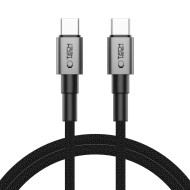 Кабел за зареждане USB-C/ USB-C PD100W /5A 100см от Tech- Protect  Ultraboost DNA- Iron Grey