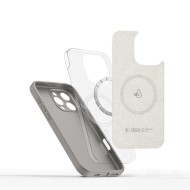 Силиконов кейс с MagSafe за iPhone 16 Pro Max от Tech-Protect Liquid Silicone - Stone Grey
