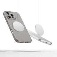 Силиконов кейс с MagSafe за iPhone 16 Pro Max от Tech-Protect Liquid Silicone - Stone Grey