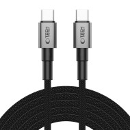 Кабел за зареждане USB-C/USB-C PD60W /3A 300см от Tech- Protect  Ultraboost DNA- Iron Grey