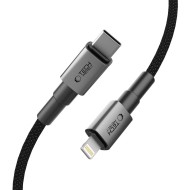 Кабел за зареждане USB-C/Lightning 27W /3A 100см от Tech- Protect  Ultraboost DNA- Iron Grey