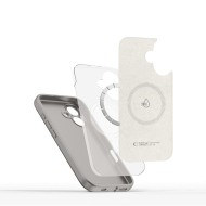 Силиконов кейс с MagSafe за iPhone 16 от Tech-Protect Liquid Silicone - Stone Grey