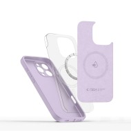 Силиконов кейс с MagSafe за iPhone 16 Pro от Tech-Protect Liquid Silicone - Mauve