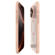 Удароустойчив, твърд кейс с MagSafe за iPhone 16 Pro от Spigen Ultra Hybrid T -  Frost Rose Titanium
