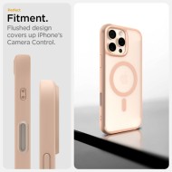 Удароустойчив, твърд кейс с MagSafe за iPhone 16 Pro от Spigen Ultra Hybrid T -  Frost Rose Titanium