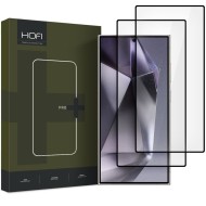 2 х Стъклен протектор FULL GLUE за Samsung Galaxy S25 Ultra от Hofi Glass Pro+ - Черен