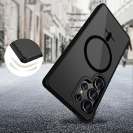 Твърд кейс с MagSafe пръстен за Samsung Galaxy S25 Ultra от Tech-Protect MagMat - Черен мат