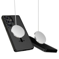 Твърд кейс с MagSafe пръстен за Samsung Galaxy S25 Ultra от Tech-Protect MagMat - Черен мат