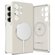 Силиконов кейс с MagSafe за Samsung Galaxy S25 Ultra от Tech-Protect Liquid Silicone - Cosmic Latte