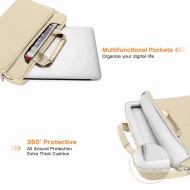 Чанта за лаптоп 15-16 инча от Tech-Protect Pocket Bag Laptop - Desert Beige