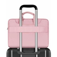 Чанта за лаптоп 13-14 инча от Tech-Protect Pocket Bag Laptop - Розова