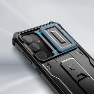 360 градусов калъф за Samsung Galaxy S25 Plus от Tech-Protect Kevlar Cam+ - Черен