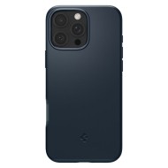 Тънък кейс с MagSafe за iPhone 16 Pro от Spigen Thin Fit Mag - Metal Slate