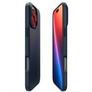 Тънък кейс с MagSafe за iPhone 16 Pro от Spigen Thin Fit Mag - Metal Slate