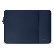Мек калъф за лаптоп 13" инча от Tech-Protect Neopren - Navy Blue