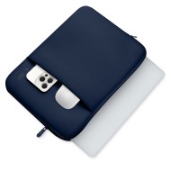 Мек калъф за лаптоп 13" инча от Tech-Protect Neopren - Navy Blue