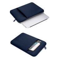 Мек калъф за лаптоп 15-16" инча от Tech-Protect Neopren - Navy Blue