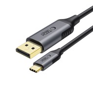 Кабел Type - C към Displayport 1.4 8K 60HZ 180см. от Tech Protect Ultraboost - Черен