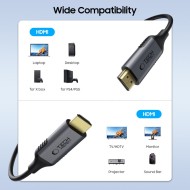 Кабел HDMI / HDMI 2.1 4K 120Hz / 8K 60Hz 200см от Tech-Protect Ultraboost - Черен